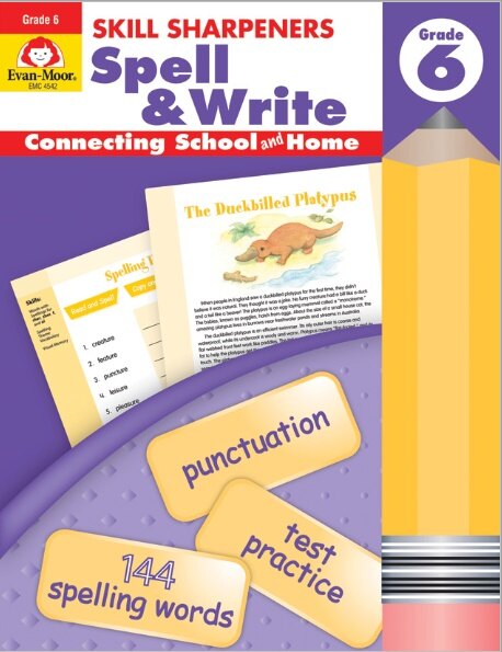 [Evan-Moor] Skill Sharpeners Spell & Write 6 (Paperback)